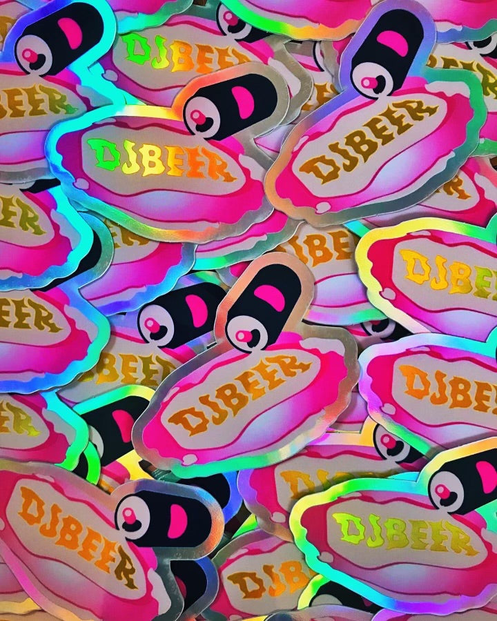 DJ Beer Stickers